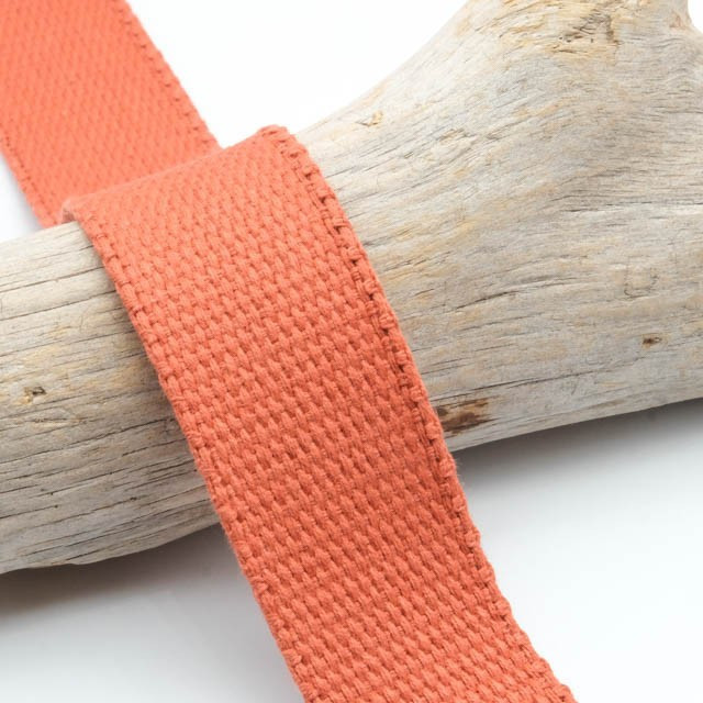 Sangle Coton 25MM Terracotta - Maison Klem